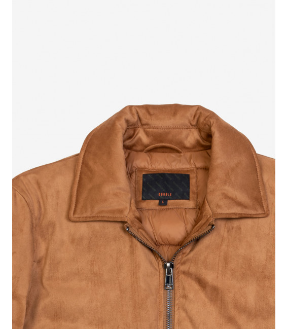 Bomber effetto pelle