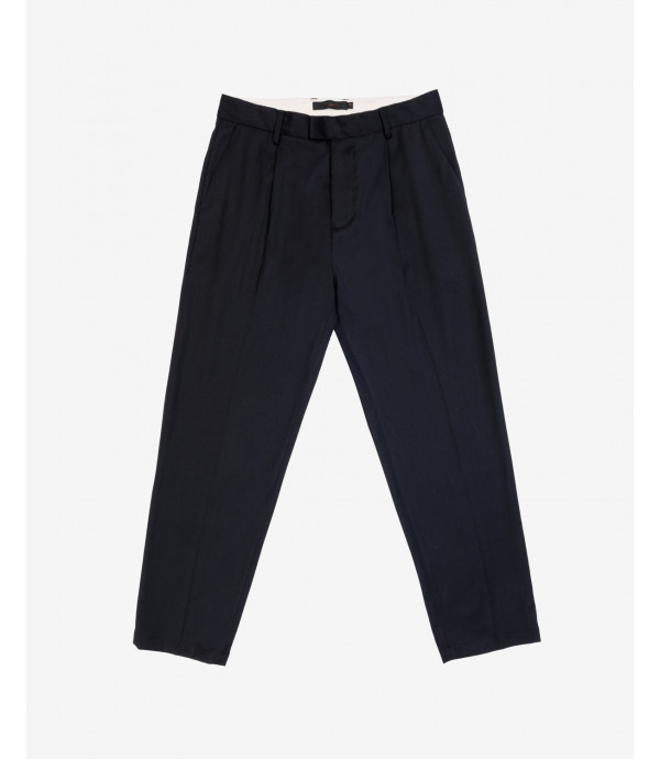 Pantaloni relaxed fit con pinces