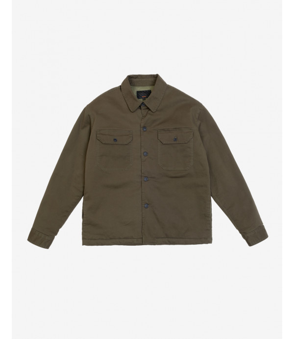 Giacca camicia imbottita con tasche
