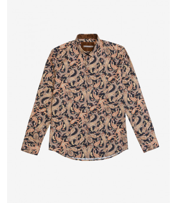 Camicia stampa cachemire