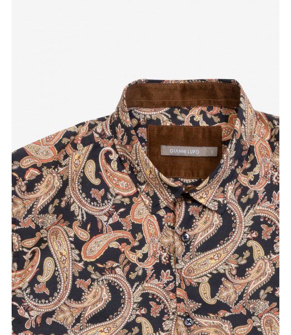 Camicia stampa cachemire