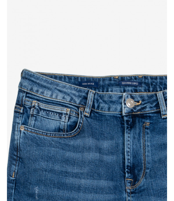 Mike carrot fit jeans in medium wash