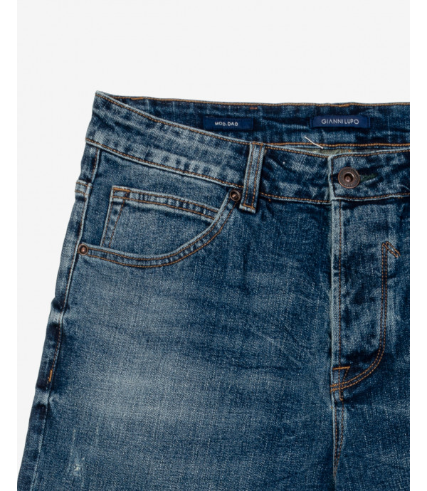 Jeans Dad oversize fit in medium wash