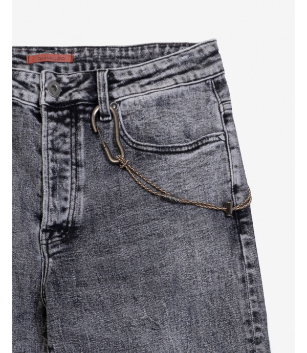 LUOIS relaxed fit jeans in grey