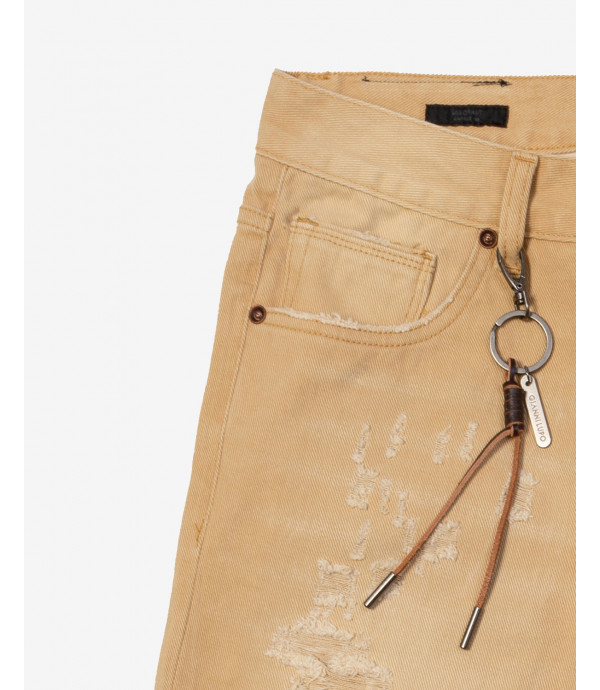 Grant carrot fit jeans with rips