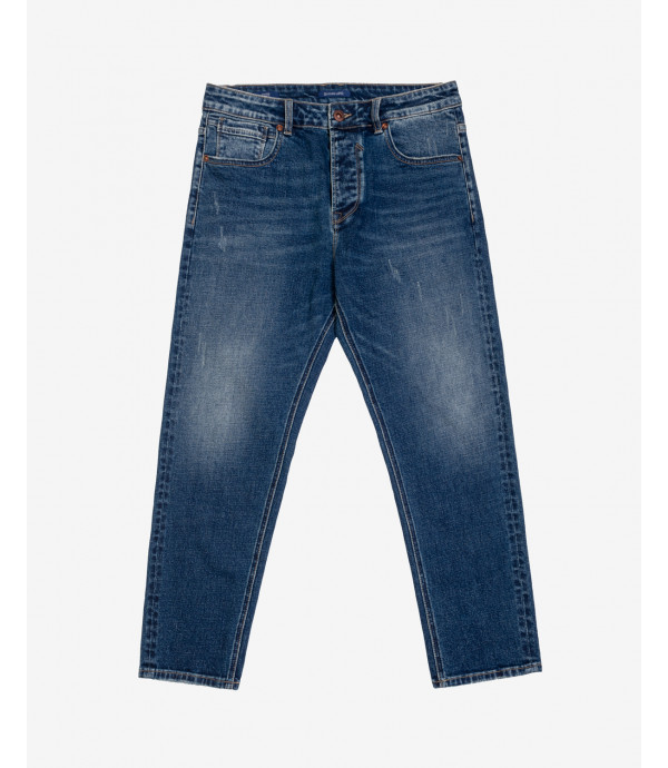 Mike carrot fit jeans with scratches