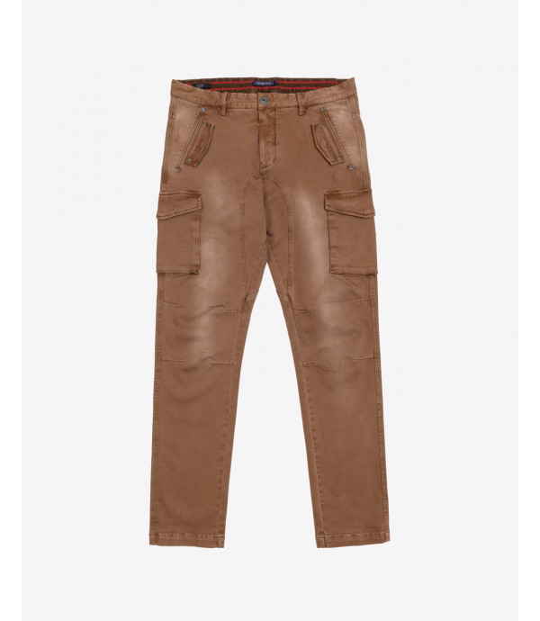 Slim fit cargo trousers