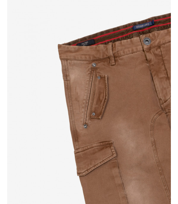 Slim fit cargo trousers