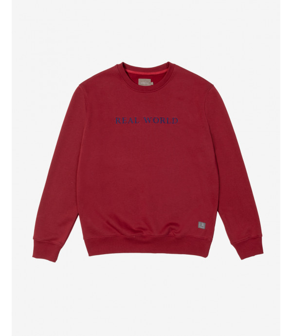 Sweatshirt with embroidered lettering