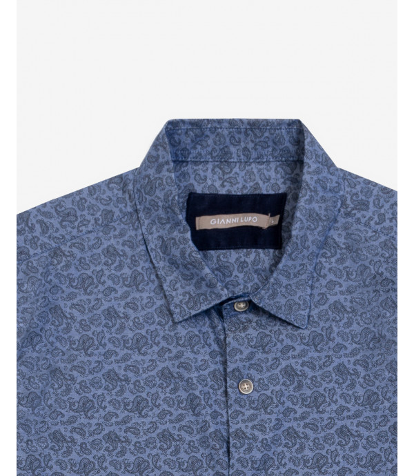 Camicia in microfantasia