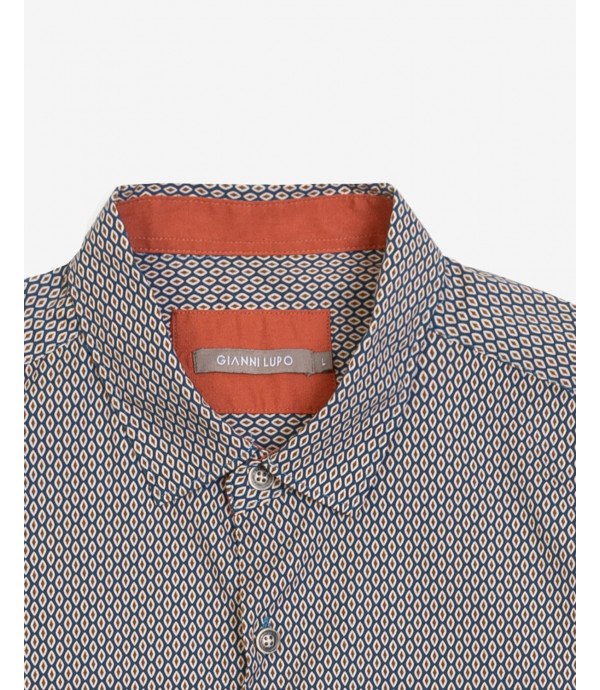 Camicia in fantasia geometrica