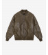 Bomber effetto pelle oversize