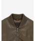 Bomber effetto pelle oversize