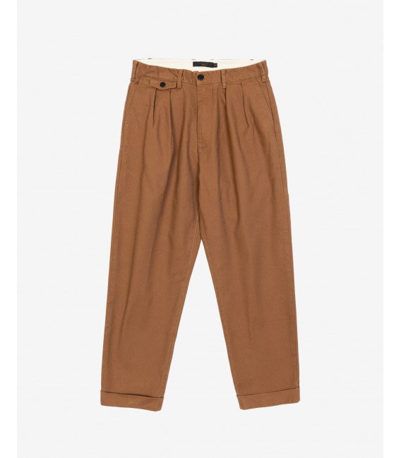 Pantaloni con pinces relaxed fit
