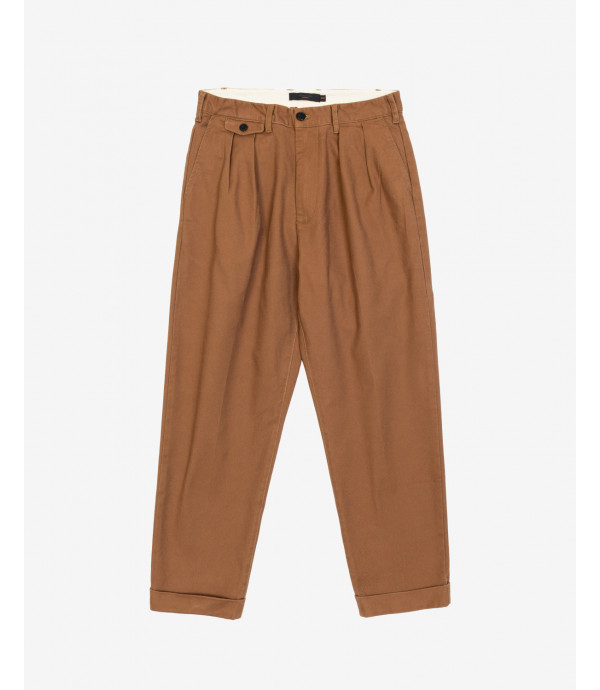 Pantaloni con pinces relaxed fit