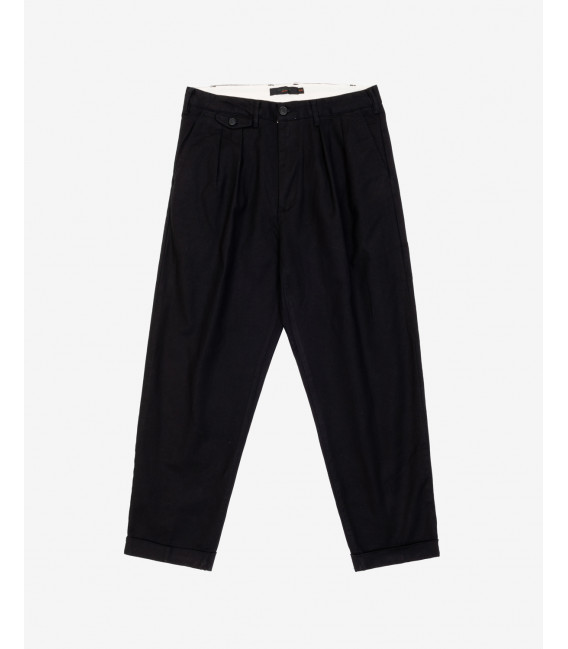 Pantaloni con pinces relaxed fit