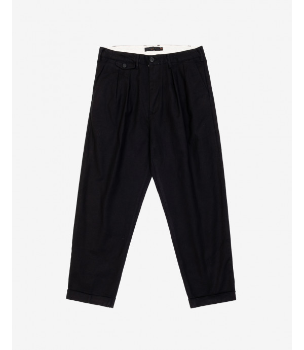 Pantaloni con pinces relaxed fit