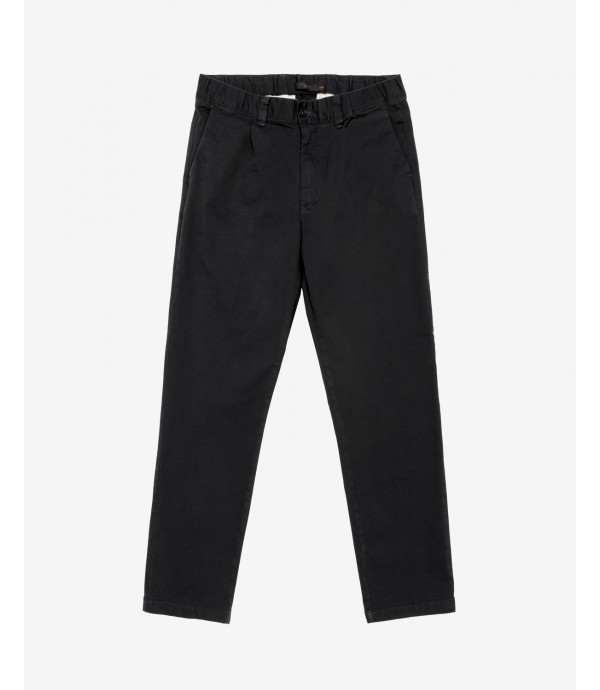 Elasticated relaxed fit trousers with pleats