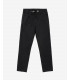 Pantaloni relaxed fit con pinces e vita elasticizzata