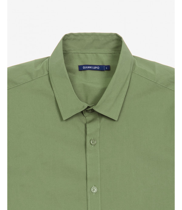 Camicia cotone stretch