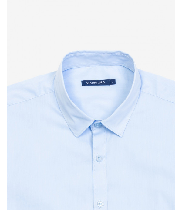 Camicia cotone stretch