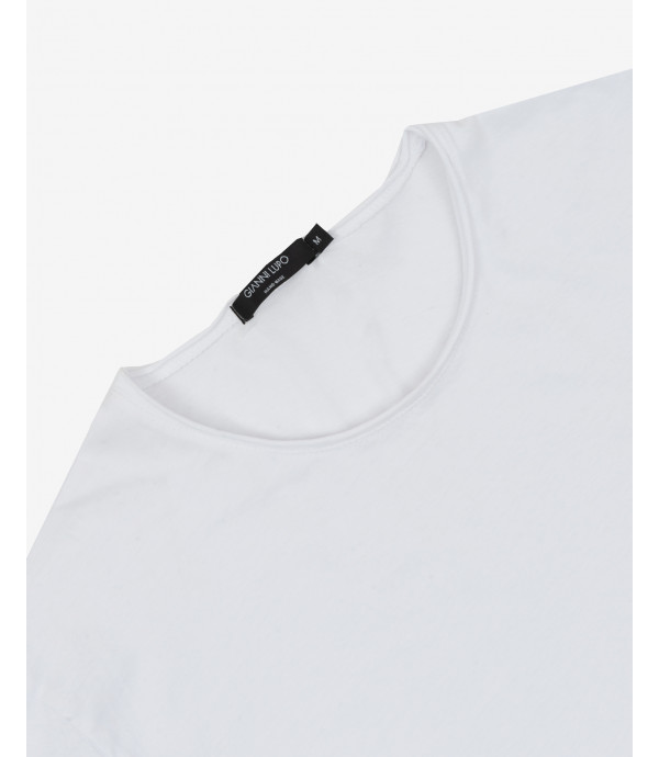 Raw edge t-shirt