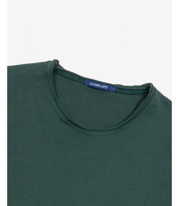 Raw edge t-shirt