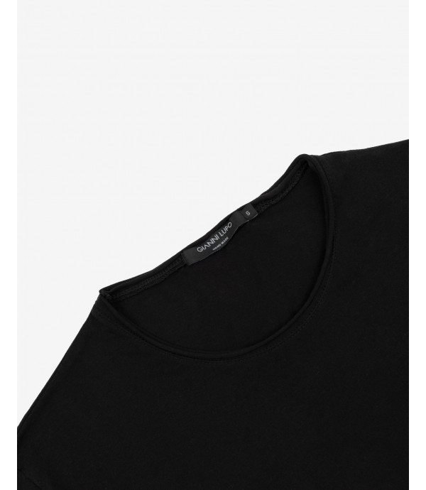 Raw edge t-shirt