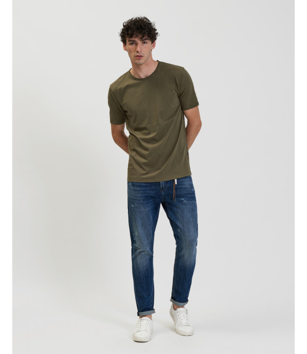 Raw edge t-shirt