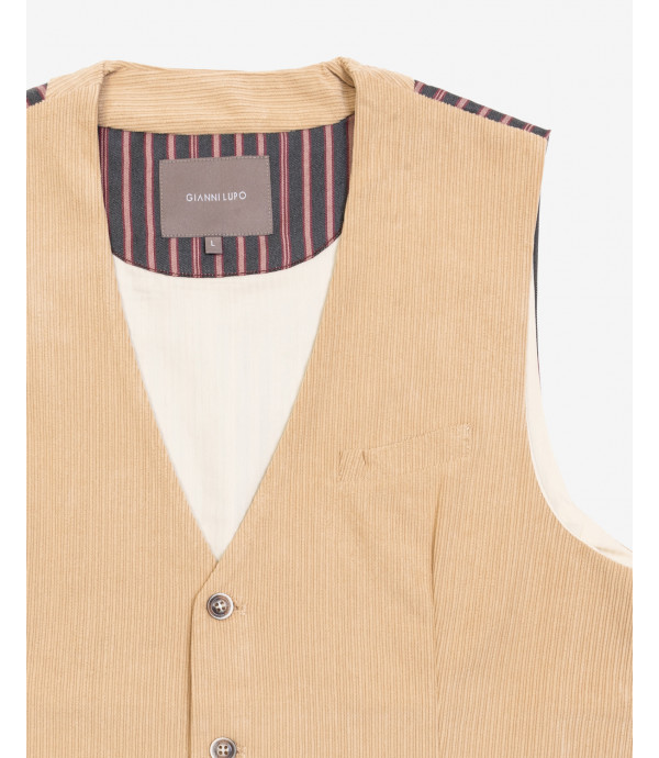 Waistcoat in cord