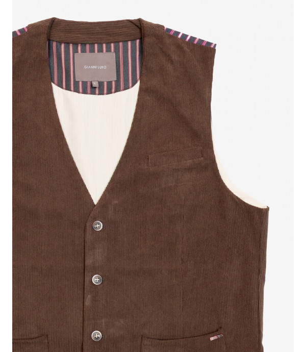 Waistcoat in cord