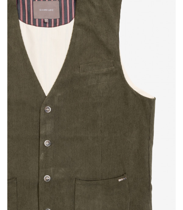 Waistcoat in cord