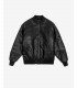 Bomber effetto pelle oversize