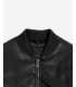 Bomber effetto pelle oversize