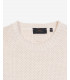 Maglione girocollo in textured 3D