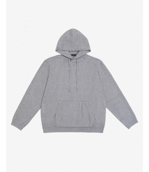 Knitted relaxed hoodie