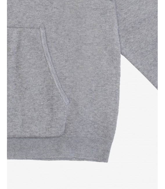 Felpa con cappuccio in maglia