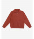 Felpa con collo a zip in maglia