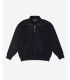 Felpa con collo a zip in maglia