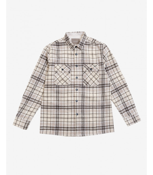 Checked flanner overshirt