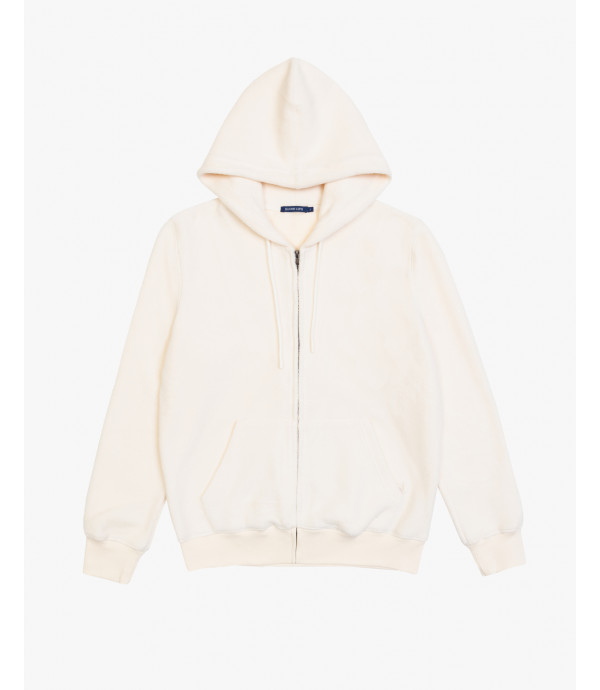 Zipped teddy hoodie