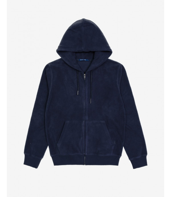 Zipped teddy hoodie