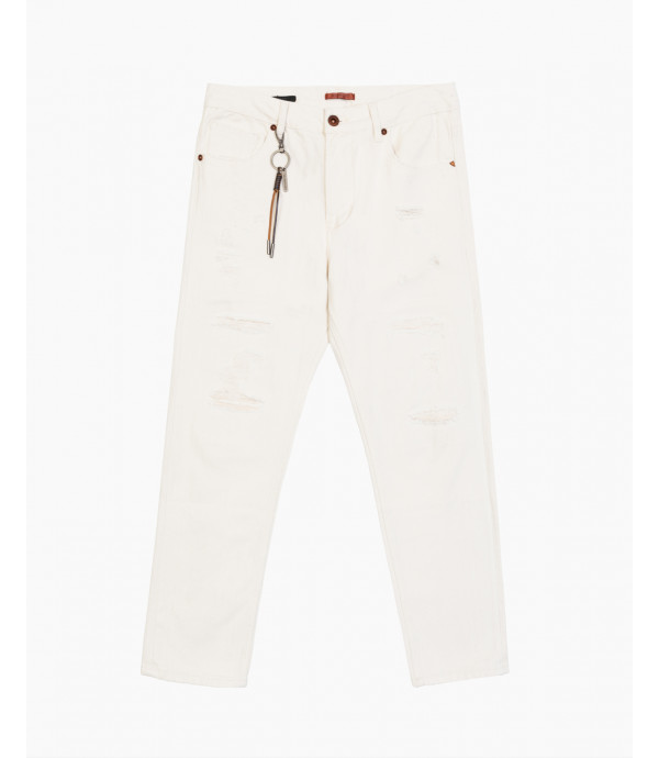Grant carrot fit jeans with rips