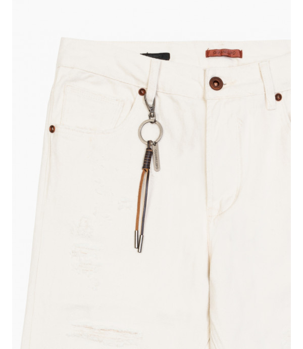 Grant carrot fit jeans with rips