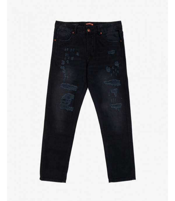 Jeans Grant carrot fit con rotture