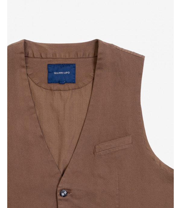 Waistcoat with coloured buttons