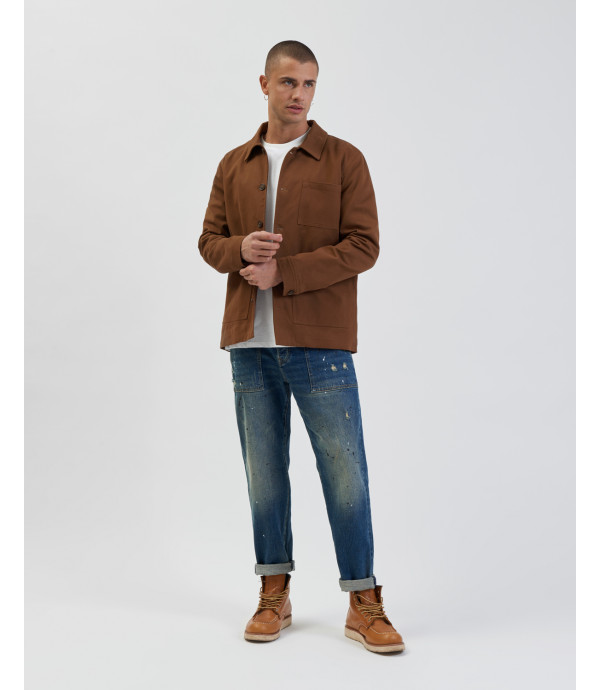 LUOIS relaxed fit jeans with work pockets