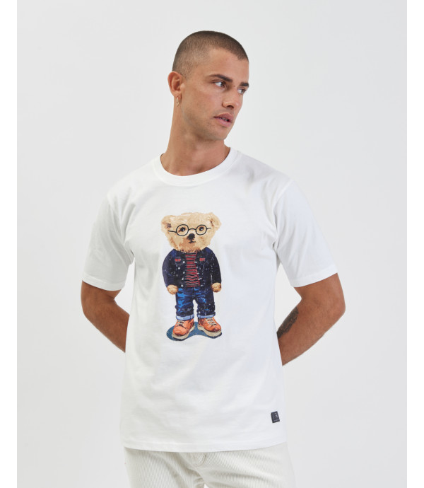 T-shirt con teddy