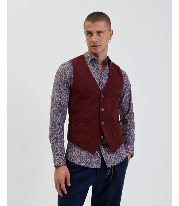 Waistcoat in cord