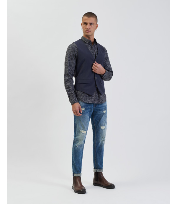 Camicia stampa animalier